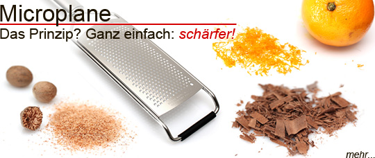 Microplane Reiben