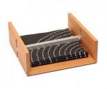 Mitheis Quadrem Serviettenhalter, Kirsche-Aluminium