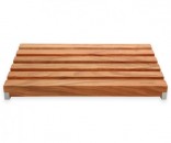 Mitheis Quadrem Brotschneidebrett, Kirsche-Alu 39x26x5