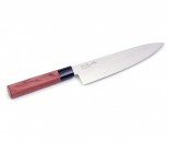 Kai Seki Magoroku Kochmesser mit red Wood Griff 20 cm