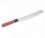 Kai Seki Magoroku Brotmesser mit red Wood Griff 22,5 cm