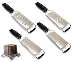 Microplane Reibe 45000 Gourmet  - gro�es Set 5 tlg.