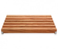 Mitheis Quadrem Brotschneidebrett, Kirsche-Alu 39x26x5
