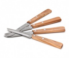 G�de Messer Universalmesser - Olive - Set 4tlg