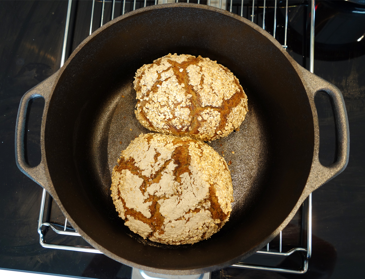 Bauernbrot glutenfrei mit toller Kruste