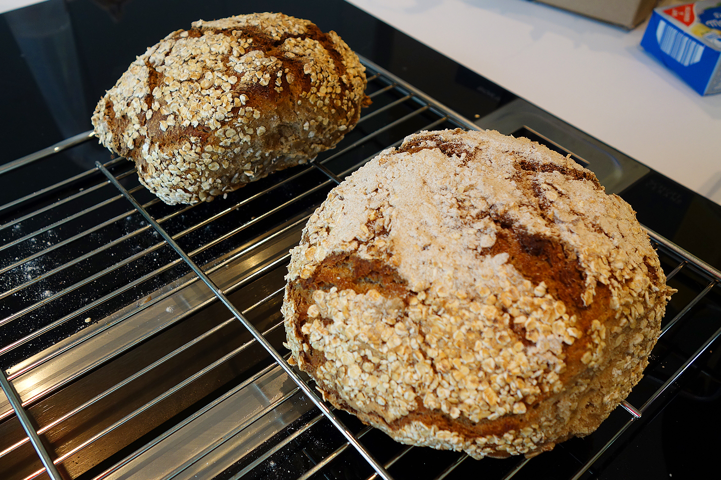 Bauernbrot glutenfrei im Bräter gebacken